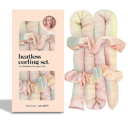 No heat curly hair artifact sleep does not hurt the lazy sleep styling sponge curling iron long hair curling artifact - image 1