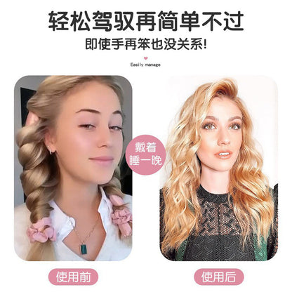 No heat curly hair artifact sleep does not hurt the lazy sleep styling sponge curling iron long hair curling artifact - image 3
