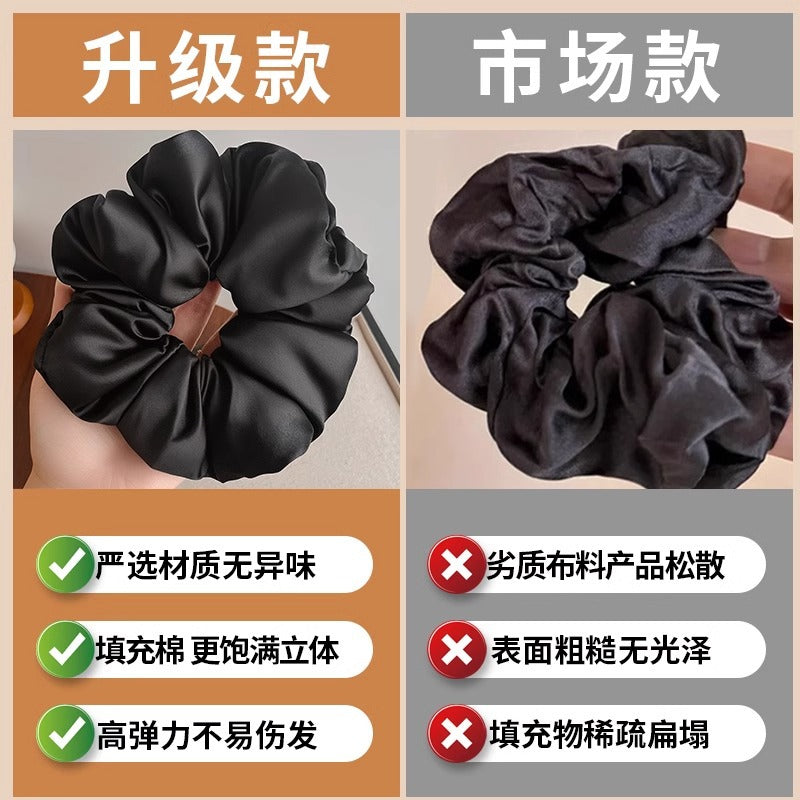 Pillow Hair Ring Silk Filling Sleep Sleeping Oversized Zhang Xiaohui Pig Intestine Temperament Hair Rope Head Flower Women - image 3