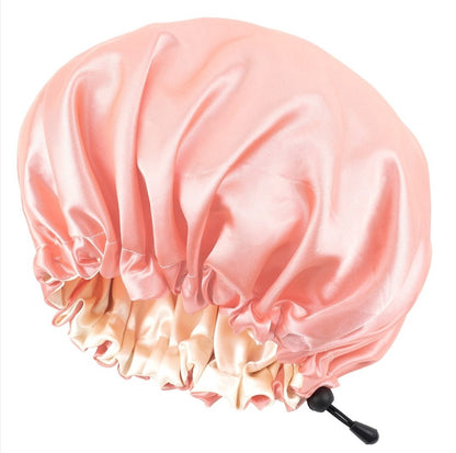 Amazon Double-Layer Sleep Cap, Upgraded Adjustable Women's Hair Treatment Cap, Soft Silk Dual-Use Hair Care Cap, Chemotherapy Cap, Sleep Cap - image 3