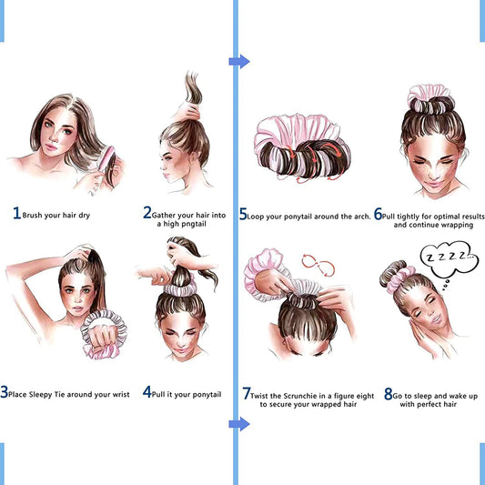 Cross-border new seamless ball head hair curler sleep heat-free hair curling stick portable sleep curling iron large intestine hair ring - image 2