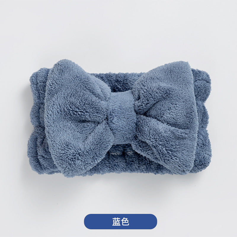 New Style Hair Dried Hat Cute Korean Style Absorbent Hair Dried Towel Bath Cap Microfiber Coral Fleece Thickened Princess Cap - image 4