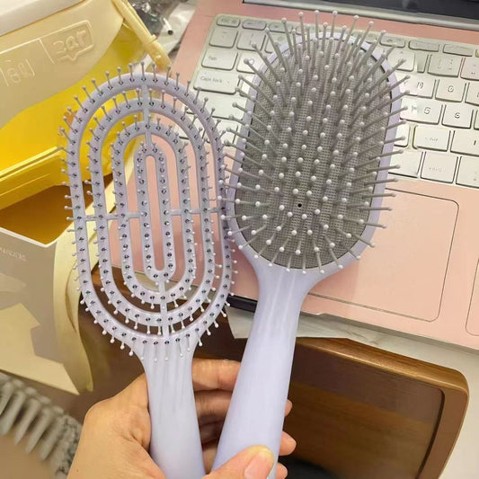 ribs air bag hair women's hollow massage long handle styling air cushion long hair curly hair comb home fluffy big bend - image 1