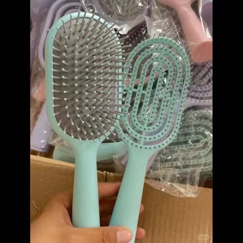ribs air bag hair women's hollow massage long handle styling air cushion long hair curly hair comb home fluffy big bend - image 4