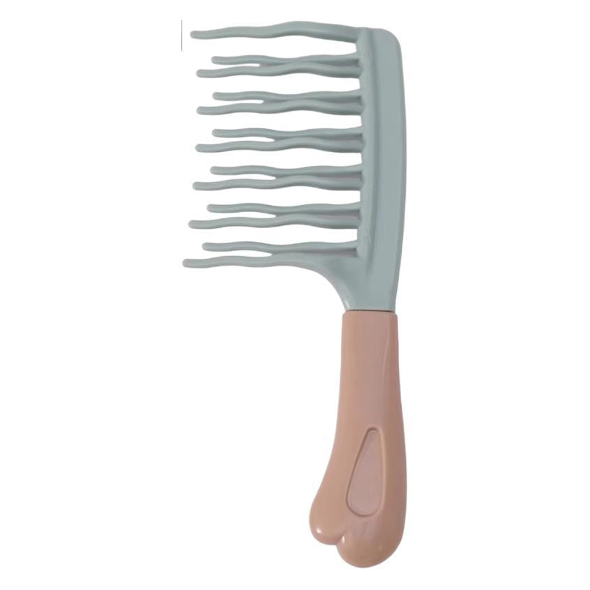 Double-Row Large-Tooth Comb for Men and Women, Rib Comb, Scalp Massage Comb, Curly Hair Styling Comb, Wool Curls, One Piece Batch - image 5