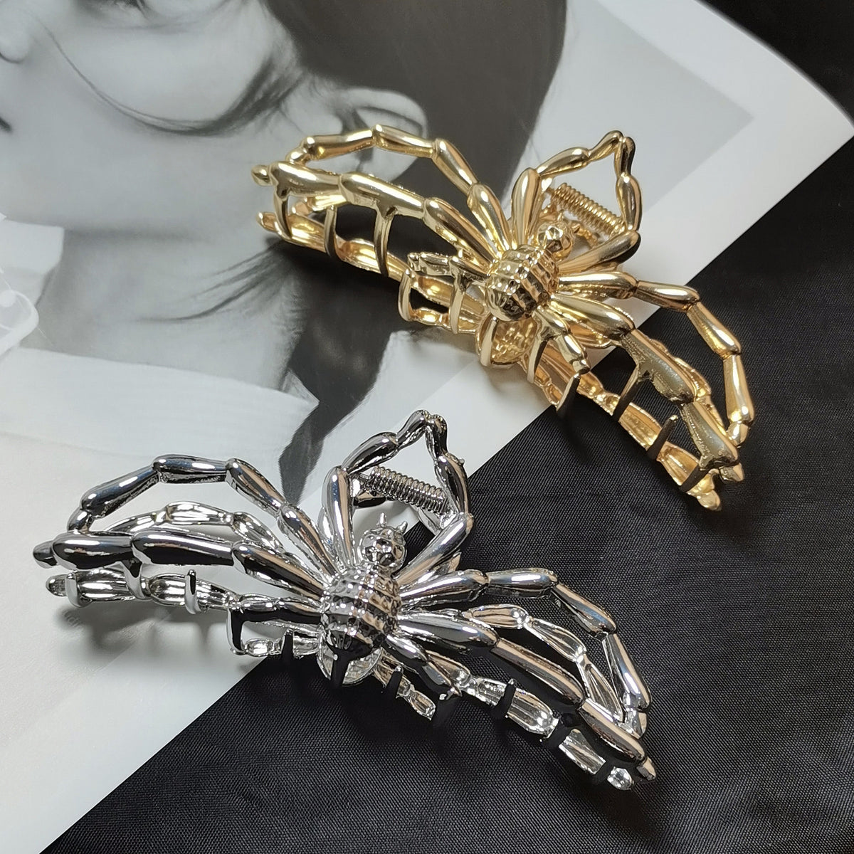 European and American Style Series New Arrival Spider Grab Clip Women's Head Hair Clip Shark Clip Women's Summer Hair Clip Headwear - image 1