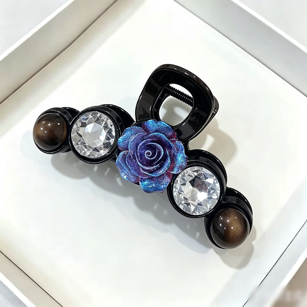 Advanced Feeling Bead Hair Grab Clip Simple Large Shark Clip Women's 2025 New Back Head Clip Hairpin Hair Accessories - image 3