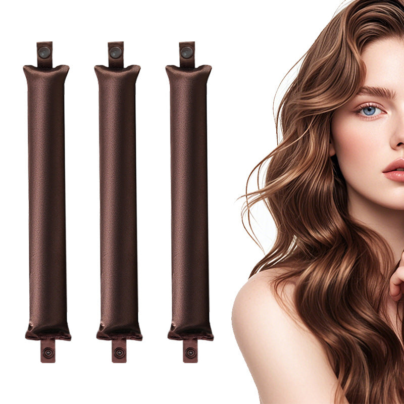 Heat-Free Satin Curling Tool, Silk Buckle Heat-Free Curling Iron, Hair Curling Tool, Sleep Curling Tube, Does Not Damage Hair or Cause Frizz - image 3