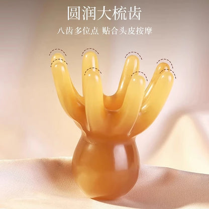 [Net Red Explosions] Octopus Massage Comb Scalp Meridian Acupoints Head Therapy Comb Large Octopus Head Massager - image 3