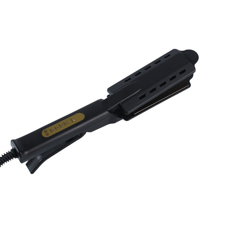 Cross-border household widened hair clip plate curling straight dual-purpose hair straightener constant temperature does not hurt hair manufacturers supply hair curling sticks - image 5