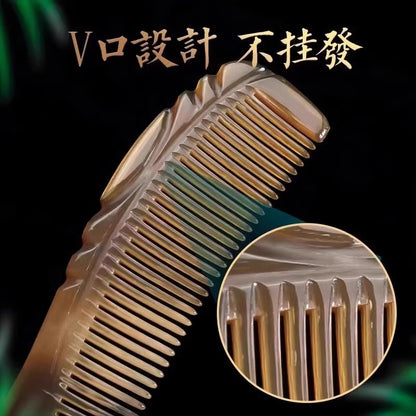 Beef tendon comb does not hurt the hair cooked glue wood comb thickened beef tendon long hair wide teeth anti-static women's special durable comb - image 2