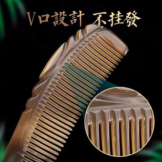 Beef tendon comb does not hurt the hair cooked glue wood comb thickened beef tendon long hair wide teeth anti-static women's special durable comb - image 2