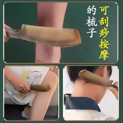 Beef tendon comb does not hurt the hair cooked glue wood comb thickened beef tendon long hair wide teeth anti-static women's special durable comb - image 3