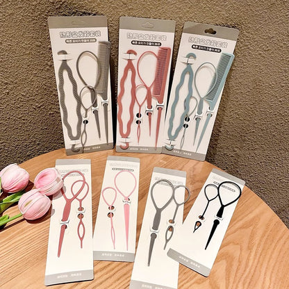 Children's Hair Braiding Tool, Hair Pulling Needle, Hair Removal Tool for Little Girls to Make Hair Styling, Easy to Use and Does Not Hurt Hair Comb for Girls - image 2