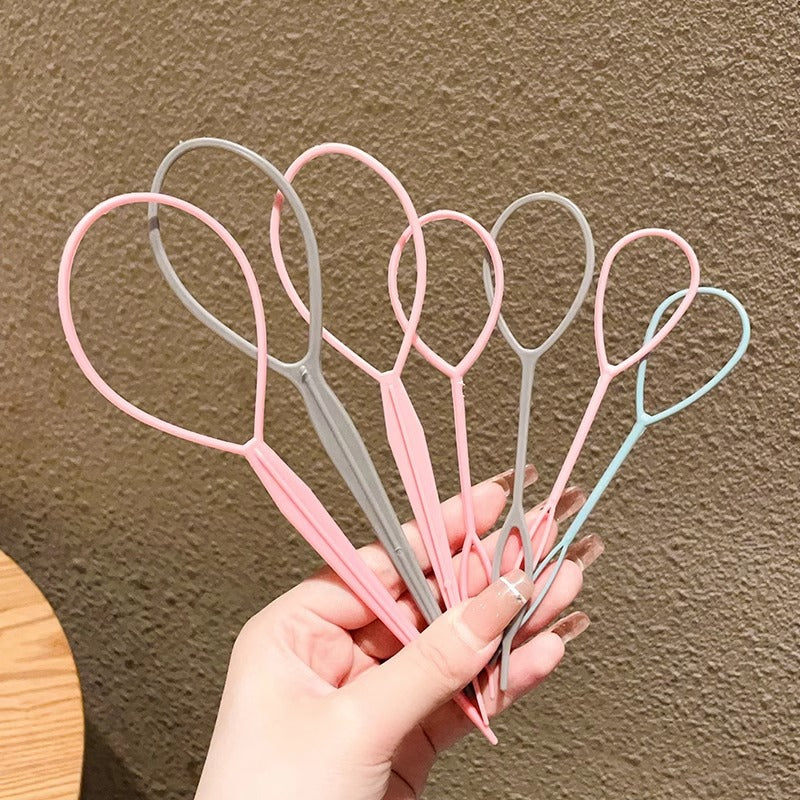 Children's Hair Braiding Tool, Hair Pulling Needle, Hair Removal Tool for Little Girls to Make Hair Styling, Easy to Use and Does Not Hurt Hair Comb for Girls - image 3