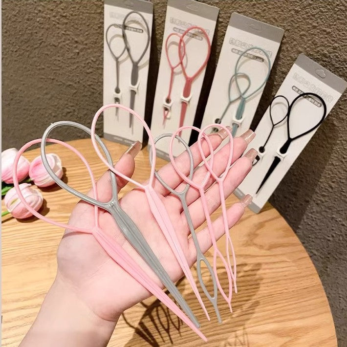 Children's Hair Braiding Tool, Hair Pulling Needle, Hair Removal Tool for Little Girls to Make Hair Styling, Easy to Use and Does Not Hurt Hair Comb for Girls - image 4