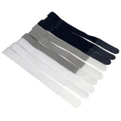 Cross-border double-sided plush P-type hook and loop cable tie does not scratch hair headset data charging cable binding self-adhesive tape - image 5