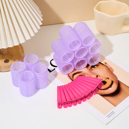Hair Curler in stock Europe and America Big Hair Curler without Heating Hair Curler suit Bangs Self Adhesive Hair Curler Roll - image 2