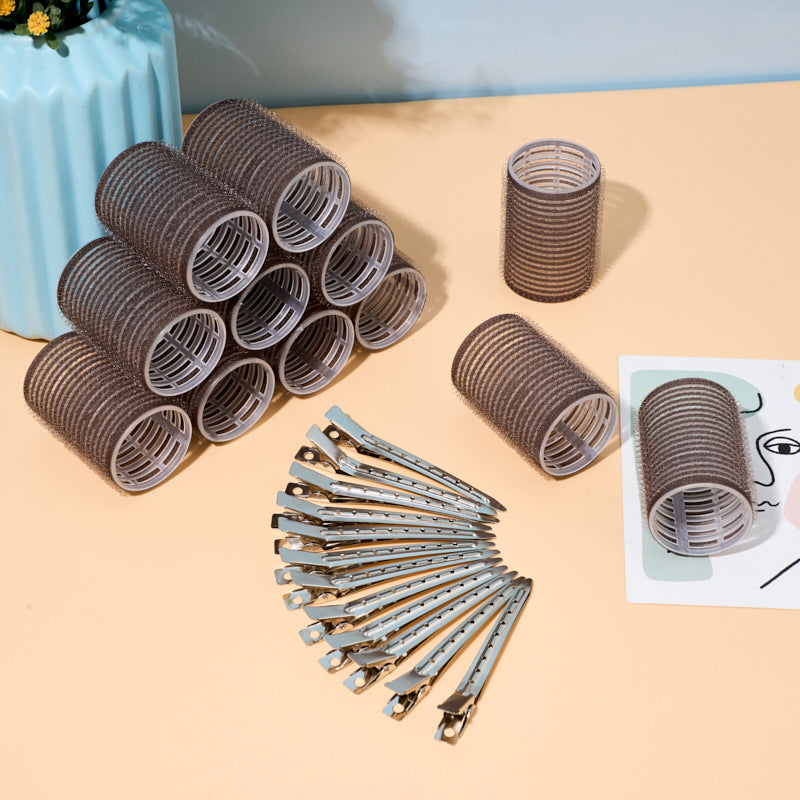 Hair Curler in stock Europe and America Big Hair Curler without Heating Hair Curler suit Bangs Self Adhesive Hair Curler Roll - image 4