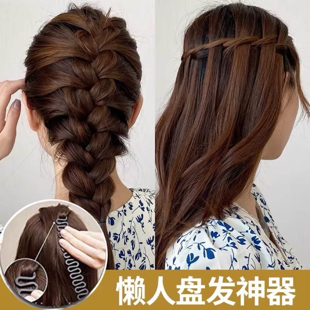 Wholesale in Stock Amazon's Popular Centipede Hair Braider Styling Tool Fishbone Wave Hair Braider Twist Braid - image 1
