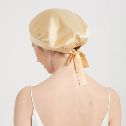 Y Silk Nightcap for Women, 100% Silk Hat for Home Hair Care, Postpartum Hat, Shower Cap, Adjustable Silk Hair Cap - image 4