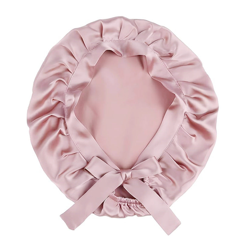 Y Silk Nightcap for Women, 100% Silk Hat for Home Hair Care, Postpartum Hat, Shower Cap, Adjustable Silk Hair Cap - image 5