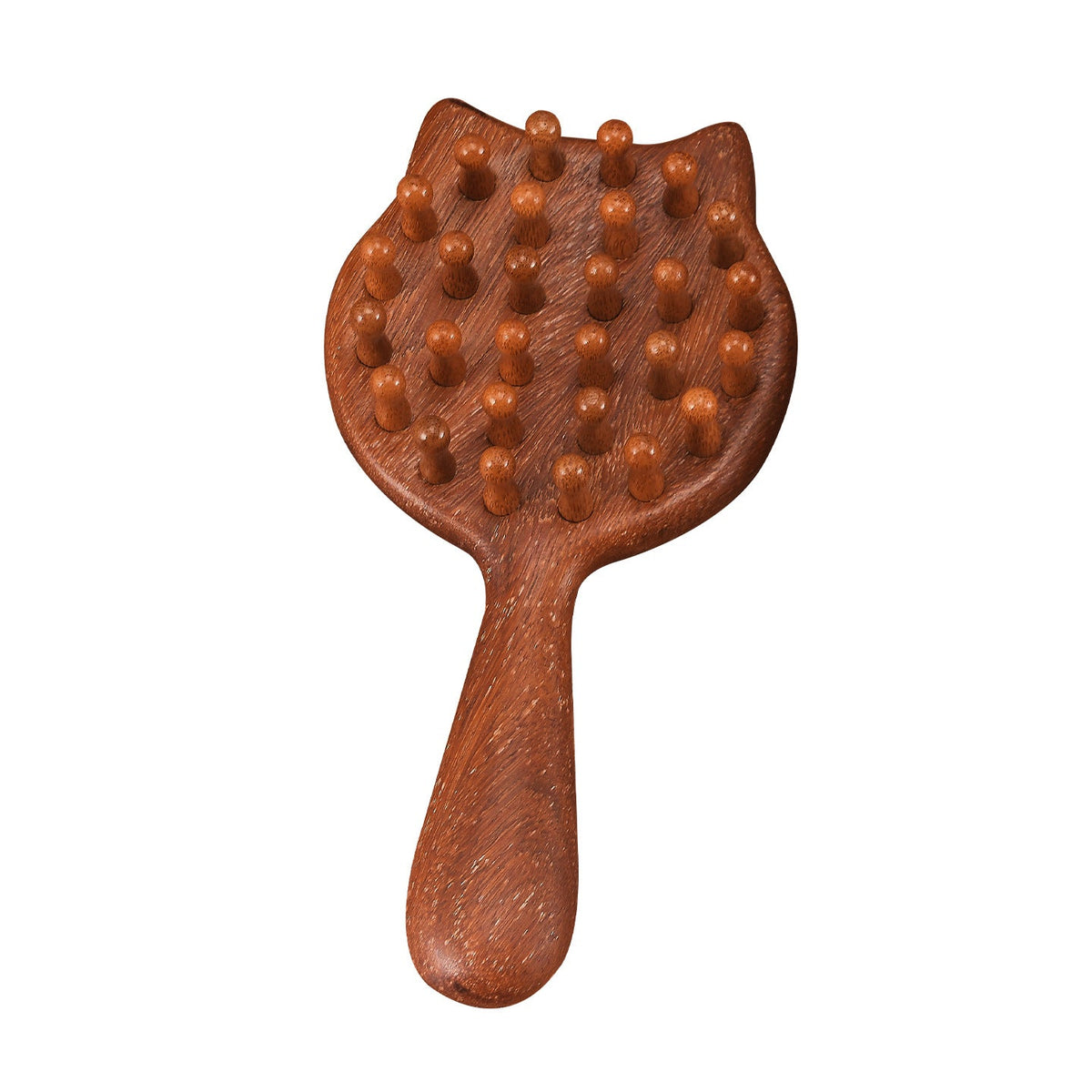 28-Tooth Wide-Toothed Sandalwood Massage Comb, Kitten Comb, Toothed Scalp Massage Comb, Head Meridian Nail Comb, Custom Wholesale - image 5