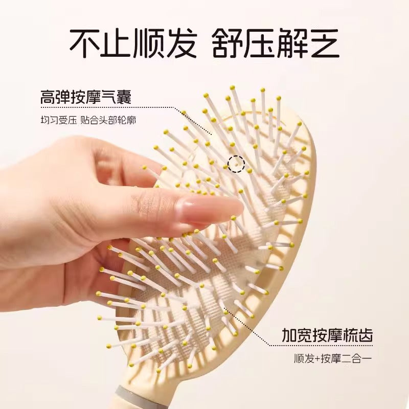 Fluffy Air Cushion Comb Long Hair Comb Set Combination Air Bag Straight Hair Comb Student Dormitory Female Home Curly Hair Massage Comb - image 4