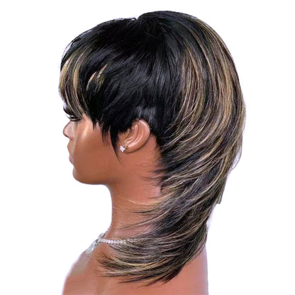 Wolf Tail Human Hair Wig