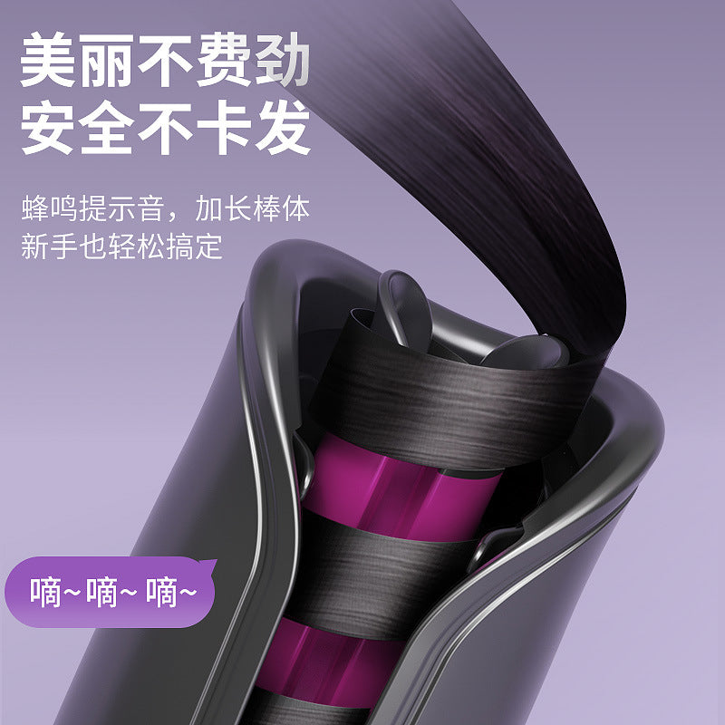 Cross-Border Exclusive Supply of 32mm Curling Iron for Large Waves, Electric, Non-Damaging to Hair, Heated, Negative Ion Hair Care, Water Wave Curler - image 3