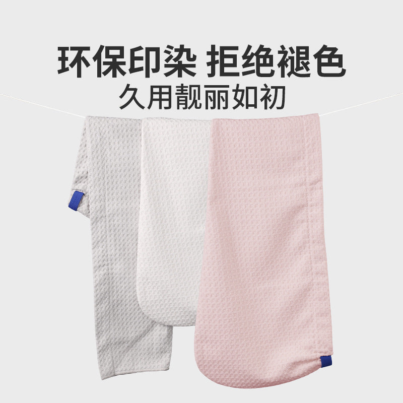 Premium Waffle Weave Hair Drying Cap for Women, Highly Absorbent, Quick-Dry, Class A, Adult Hair Towel, Wide-Tail Hair Drying Towel - image 3