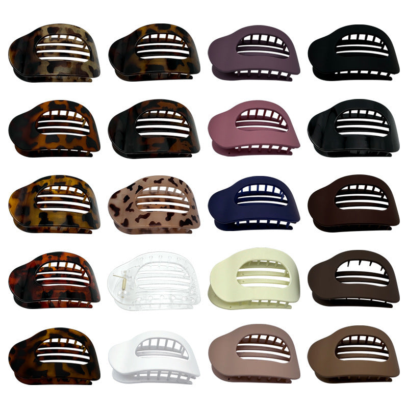 Amazon's Hottest Hair Clip Set, New Flat Oval Hair Clip, Seamless Shark Clip Hair Accessories on the Back of the Head, Wholesale - image 1