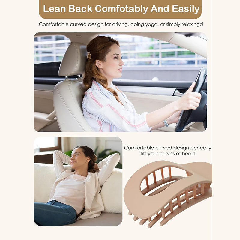 Amazon's Hottest Hair Clip Set, New Flat Oval Hair Clip, Seamless Shark Clip Hair Accessories on the Back of the Head, Wholesale - image 3