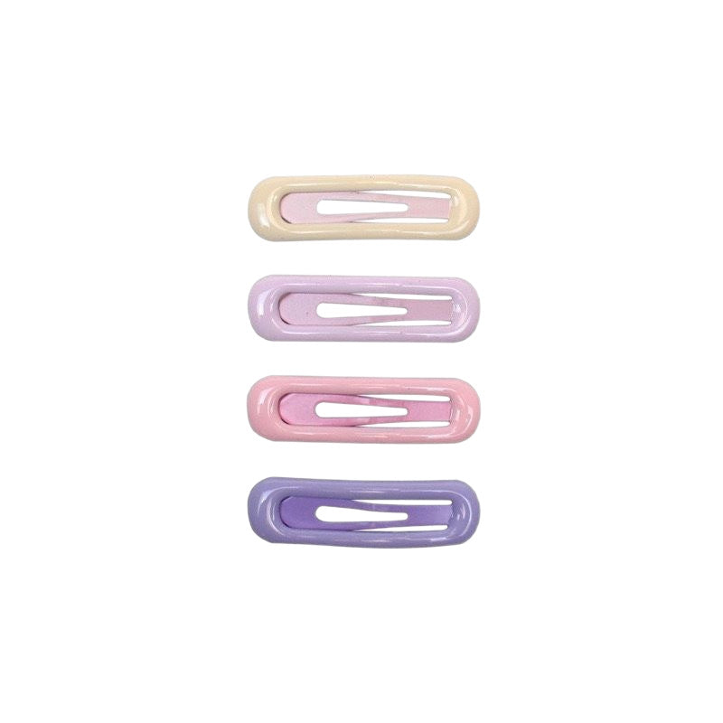 Cute Mini Bangs Hair Clip Set Forehead Side Clip Side Broken Hair Clip Girl Baby Small Clip Dripping Oil Bb Clip - image 5