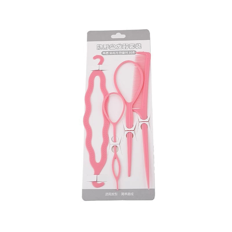 Children's Hair Braiding Tool Lazy Bun Hair Styling Needle Magic Tool for Girls Braids Hair Threading Hair Tying Device - image 5