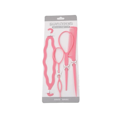 Children's Hair Braiding Tool Lazy Bun Hair Styling Needle Magic Tool for Girls Braids Hair Threading Hair Tying Device - image 5