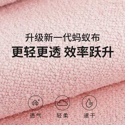 Extra Long Ponytail Hat, Ant Cloth Dry Hair Cap, Super Absorbent, Quick-Drying, Thickeneded Wide Tail Shower Cap, Head-Wrapped Hair Washing Towel - image 4