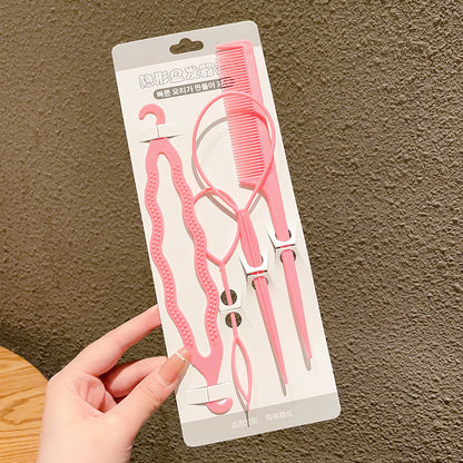 Hair Braiding Tool for Children, Hair Threading Needle for Girls, Small Hair Styling Tool for Babies, Hair Twister for Girls - image 2