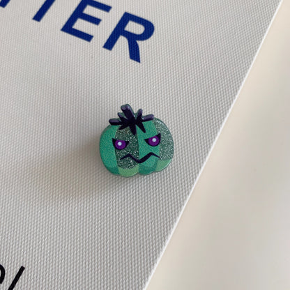 New Halloween Fun Small Clip Funny Ghost Pumpkin Black Bat Personalized Acrylic Hair Clip Hair Accessory - image 5