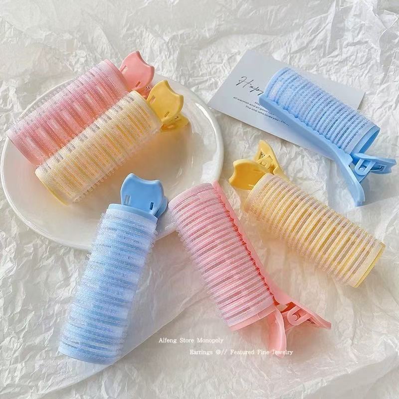 Korean New Style Curling Iron for Students, Fluffy Clip for Lazy People, Curling Iron for Hair Roots on Top of Head, Air Bangs Curling Iron - image 3