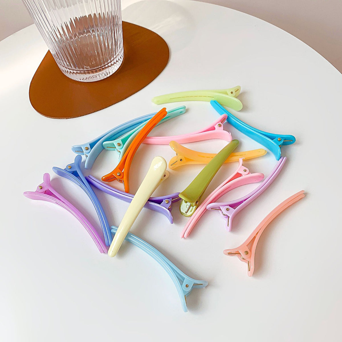 Candy-Colored Seamless Duckbill Hair Clip Hairpin Hair Accessory Bangs Clip Side Fringe Plastic Duckbill Hair Accessory - image 2