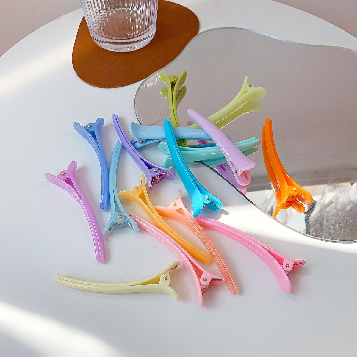 Candy-Colored Seamless Duckbill Hair Clip Hairpin Hair Accessory Bangs Clip Side Fringe Plastic Duckbill Hair Accessory - image 3