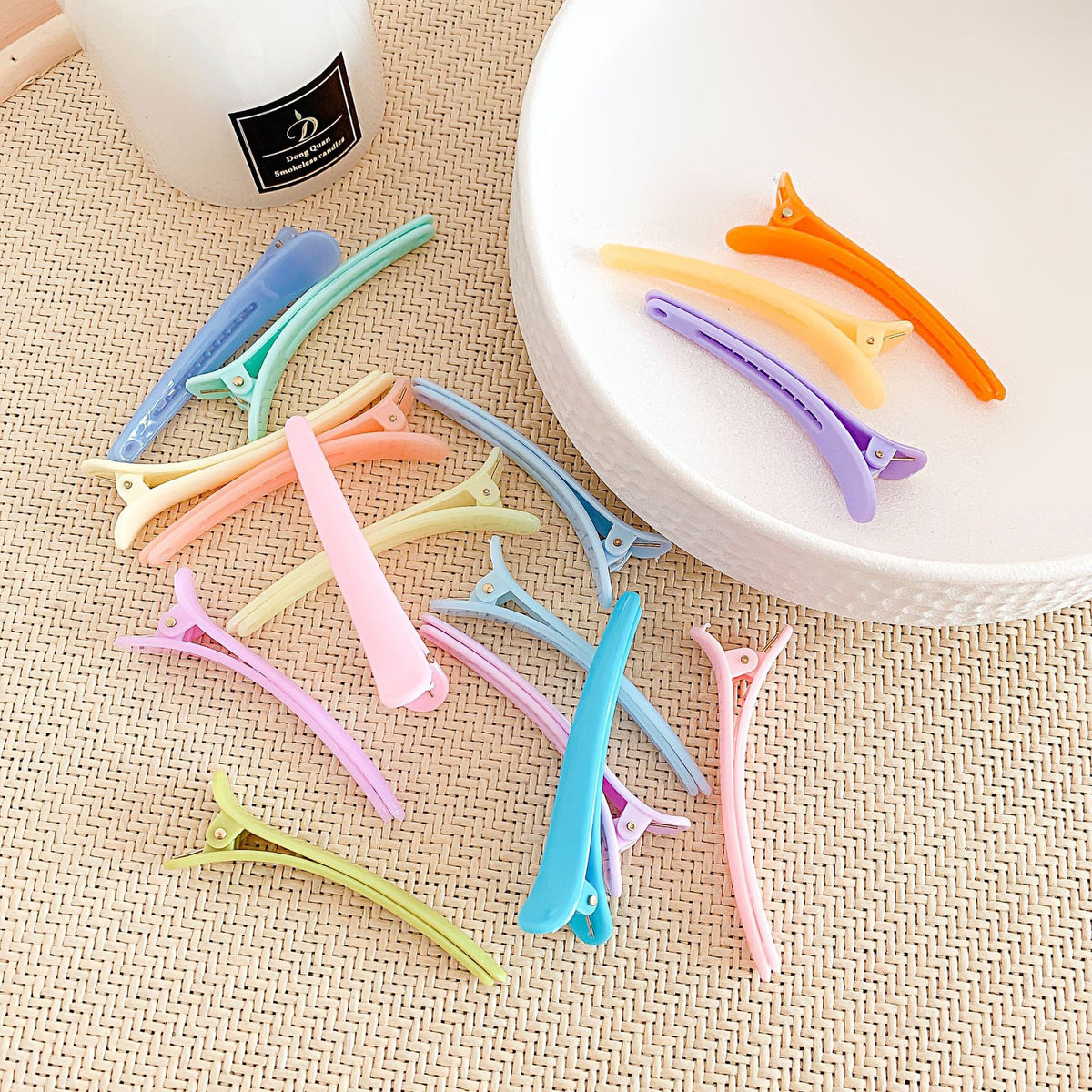 Candy-Colored Seamless Duckbill Hair Clip Hairpin Hair Accessory Bangs Clip Side Fringe Plastic Duckbill Hair Accessory - image 4