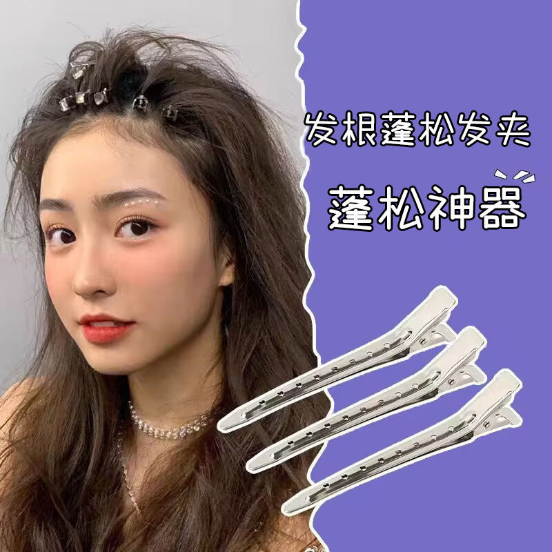 Positioning Clip, Seamless Hair Clip, Bangs Clip, Duckbill Clip, Korean Hair Root Hair Clip, One-Word Clip, Seamless Hair Clip, Fluffy Clip - image 1