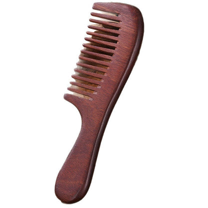 Wholesale Red Sandalwood Comb, Wide-Tooth Smooth Hair Comb, Fine-Tooth Holiday Gift, Antique Style Wooden Comb, Custom Logo - image 5