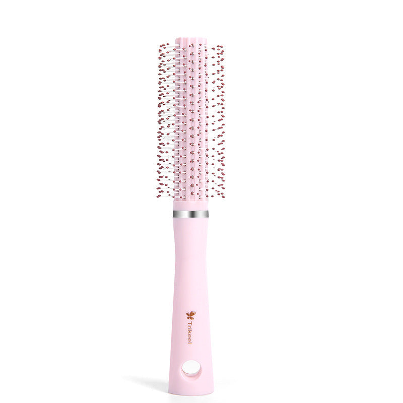 Carefully Selected Chuanqier Round Styling Comb for Curly Hair, Household Plastic Curling Comb, Cylindrical Inner Curling Comb - image 5