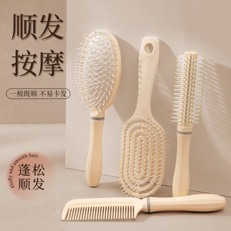Fluffy Air Cushion Comb Long Hair Comb Set Combination Air Bag Straight Hair Comb Student Dormitory Female Home Curly Hair Massage Comb - image 1