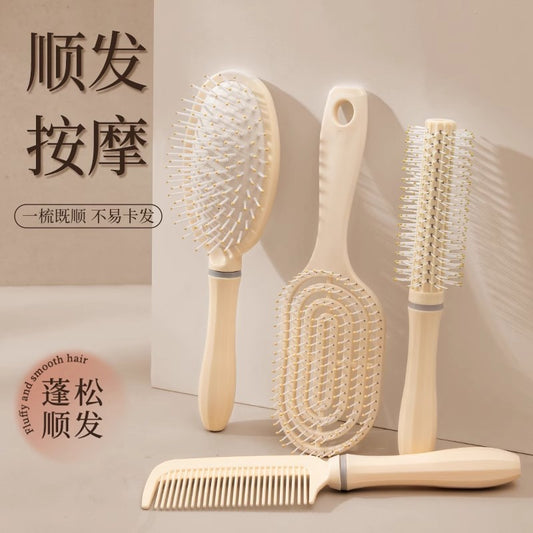 Fluffy Air Cushion Comb Long Hair Comb Set Combination Air Bag Straight Hair Comb Student Dormitory Female Home Curly Hair Massage Comb - image 1