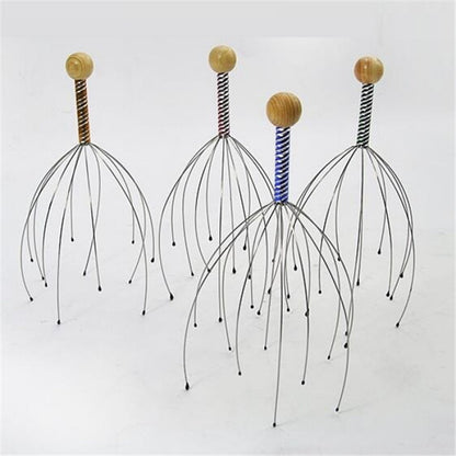Octopus Five-Claw Head Massager Roller Ball Scalp Scratching Head Scratching Itch Massage Soul Extraction Extractor Wholesale - image 3
