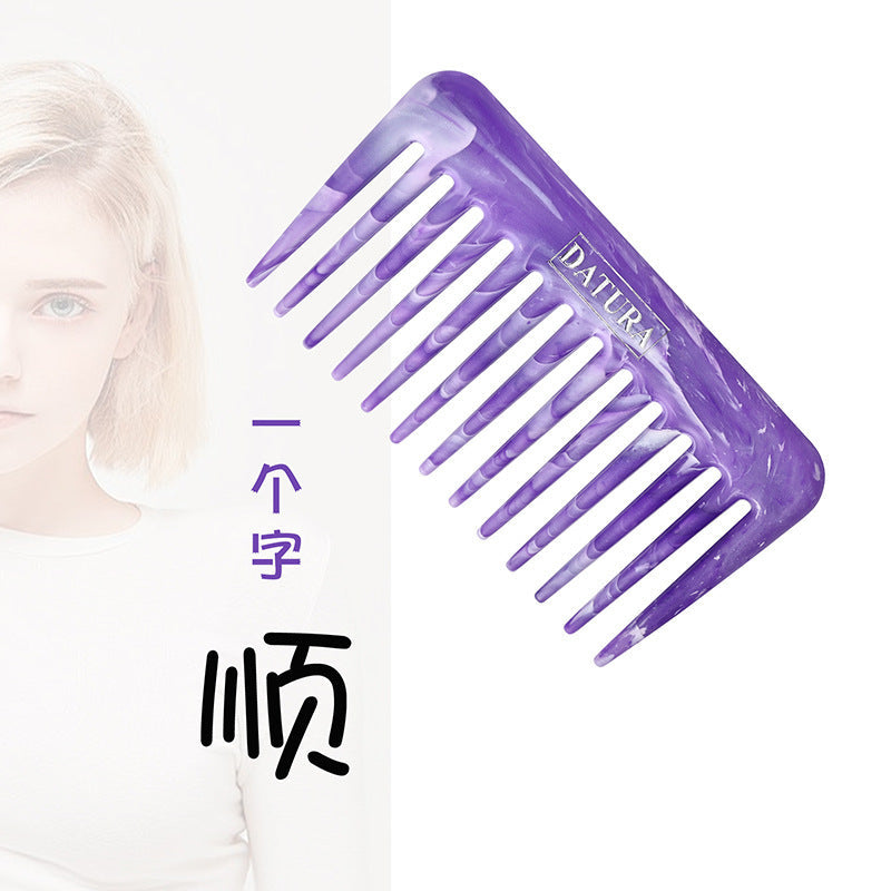 Magic Comb for Smooth Hair, Portable Card Comb, Detangling Wide-Tooth Comb, Exquisite Curly Hair Comb for Men and Women with Oily Hair - image 2